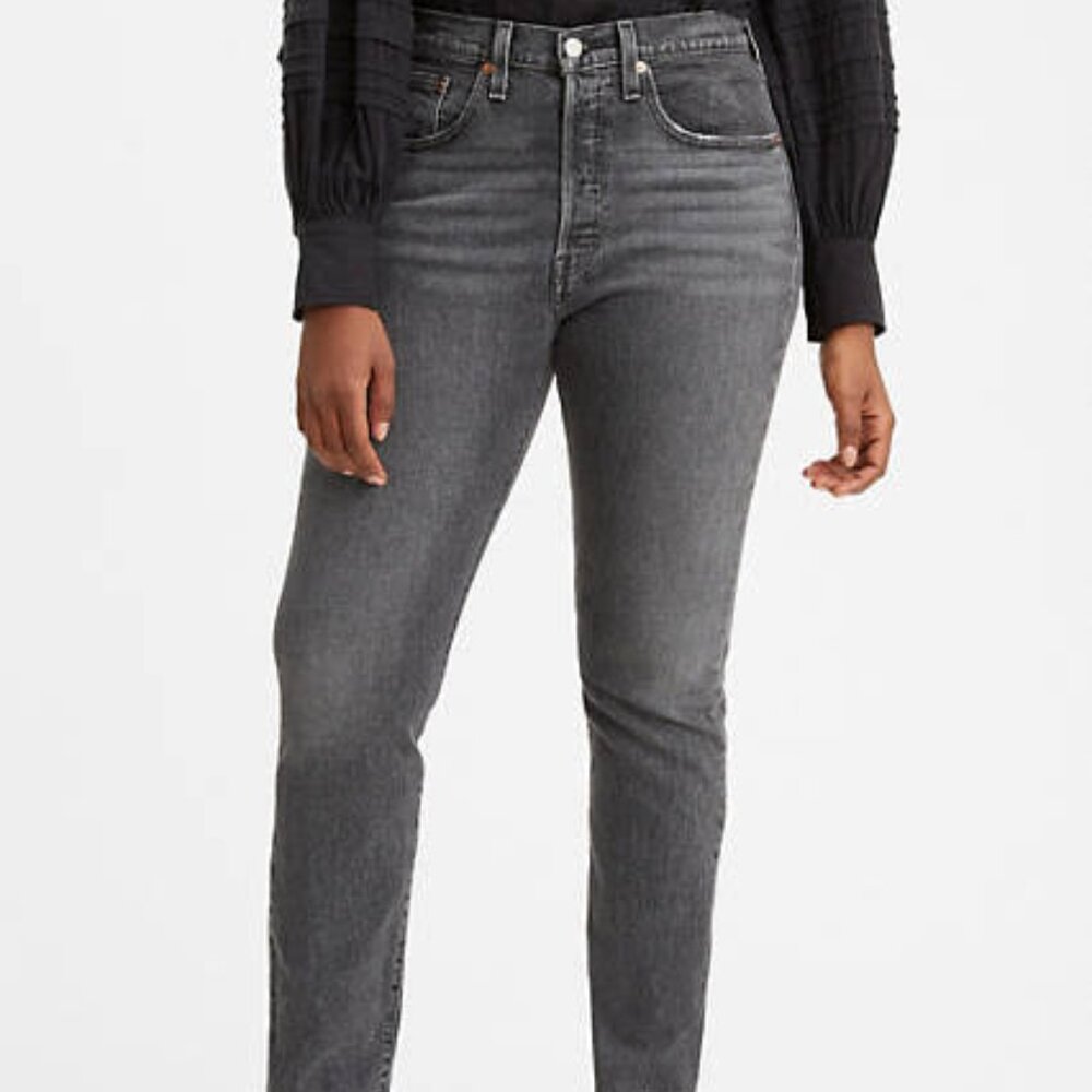 Levi’s Premium 501 Skinny Jeans in Coal Black - Picture 4 of 11